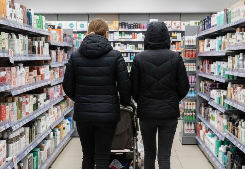 Wózek dziecięcy jako „schowek” na łup. Siostry zatrzymane po kradzieży w drogerii