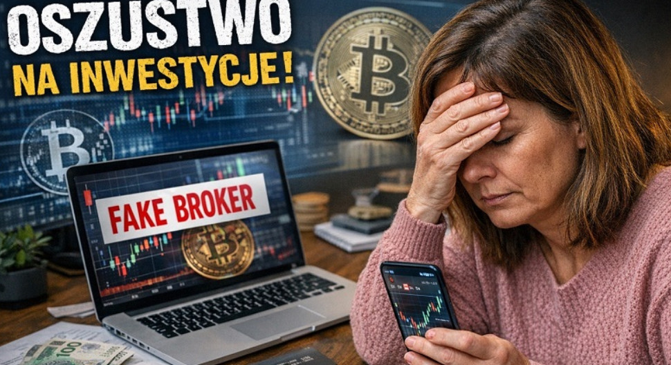 Straciła 95 tysięcy złotych. Policja ostrzega przed fałszywymi maklerami