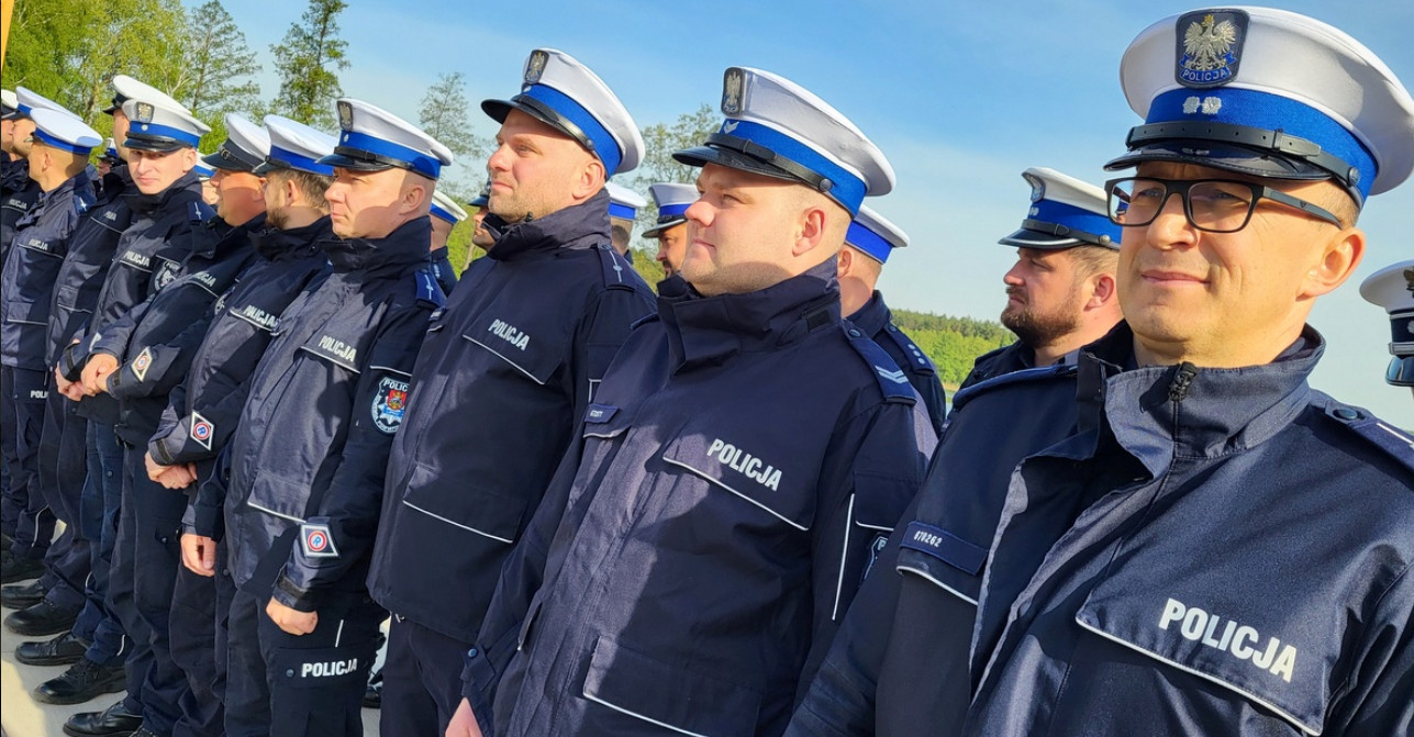 Policjant ze Świecia najlepszy. Wygrał wojewódzki konkurs drogówki