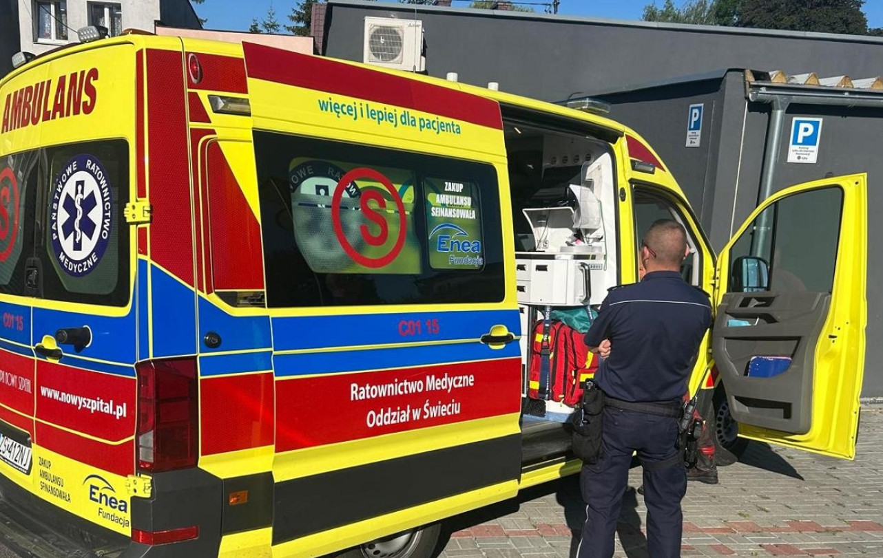 Policjanci ze Świecia odnaleźli zaginionego pacjenta. Liczyła się każda godzina
