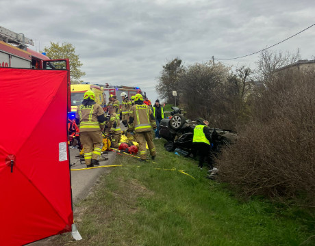 Tragiczny wypadek na DK91. Dwie osoby nie żyją