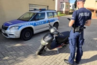 Motorower był już przemalowany. Policjanci dotarli do sprawcy