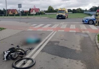 Wypadek z udziałem rowerzystki. Policja ustala okoliczności