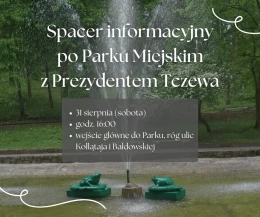 Prezydent Tczewa zaprasza mieszkańców na... spacer