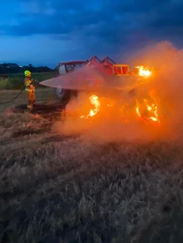 Pożar w Gniewie! Sprawdzamy, co się paliło