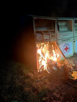 Kolejny pożar w Gniewie! To już trzecie, tak podobne zdarzenie