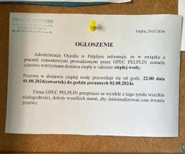 Nie będzie ciepłej wody w Pelplinie. Sprawdzamy kiedy i dlaczego
