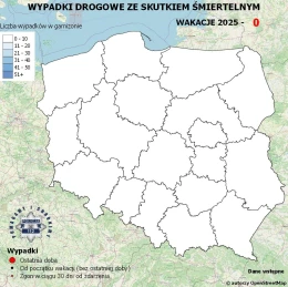 Siódma edycja policyjnego projektu. Interaktywna mapa wypadków