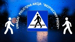 Starogardzka policja przeprowadzi działania pod nazwą Bezpieczny Pieszy