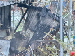 Pożar w Wejherowie. Palił się budynek gospodarczy |ZDJĘCIA