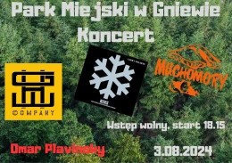 Koncert w gniewskim parku. Kto wystąpi?