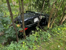 Samochód w rowie. Kierująca volkswagenem zajechała mu drogę