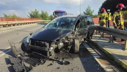 Zderzenie czołowe na obwodnicy! Wśród poszkodowanych są dzieci