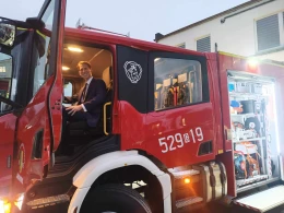 Z pompą powitali nowy wóz strażacki 