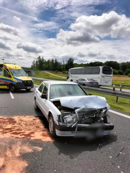 Wypadek na A1! Wśród poszkodowanych są dzieci