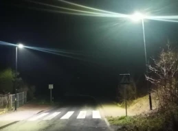 Nowe oświetlenie przejścia dla pieszych. Będzie bezpieczniej