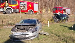 Wypadek w Kostkowie. Poszkodowana trafiła pod opiekę.