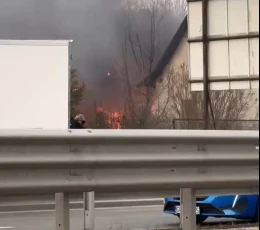 Pożar w centrum miasta! Poparzona jedna osoba 