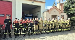 Strażacy w akcji. Ćwiczenia ratowniczo-gaśnicze