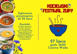W Czarnej Wodzie odbędzie się festiwal zupy. Jeszcze trwają zgłoszenia
