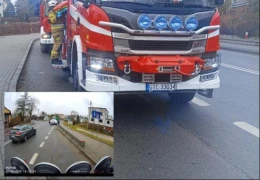 Uderzył w dwa prawidłowo stojące auta. Policjanci sprawdzili trzeźwość