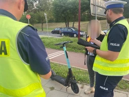 Kontrole hulajnóg na drogach. Policja zapowiada działania w całym województwie