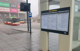Nowe tablice informacyjne na węźle transportowym. Zmiany dla pasażerów
