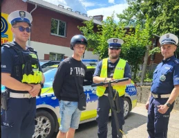 Hulajnoga to nie zabawka. Promują bezpieczną jazdę
