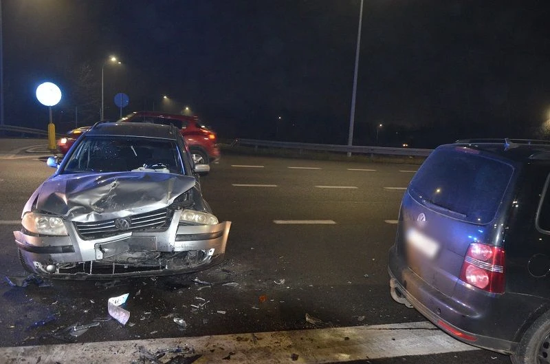 fot. KPP Tczew / Wypadek na al. Solidarności