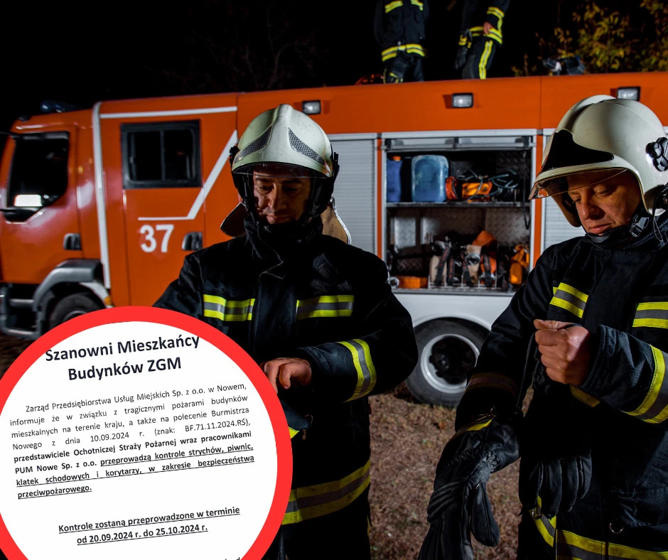fot. Canva / zdjęcie poglądowe. Z opublikowanego komunikatu wynika, że kontrole przeciwpożarowe będą prowadzone przez ponad miesiąc