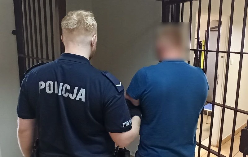 fot. KPP Tczew / Jeden z zatrzymanych braci przyszedł na policję z narkotykami.