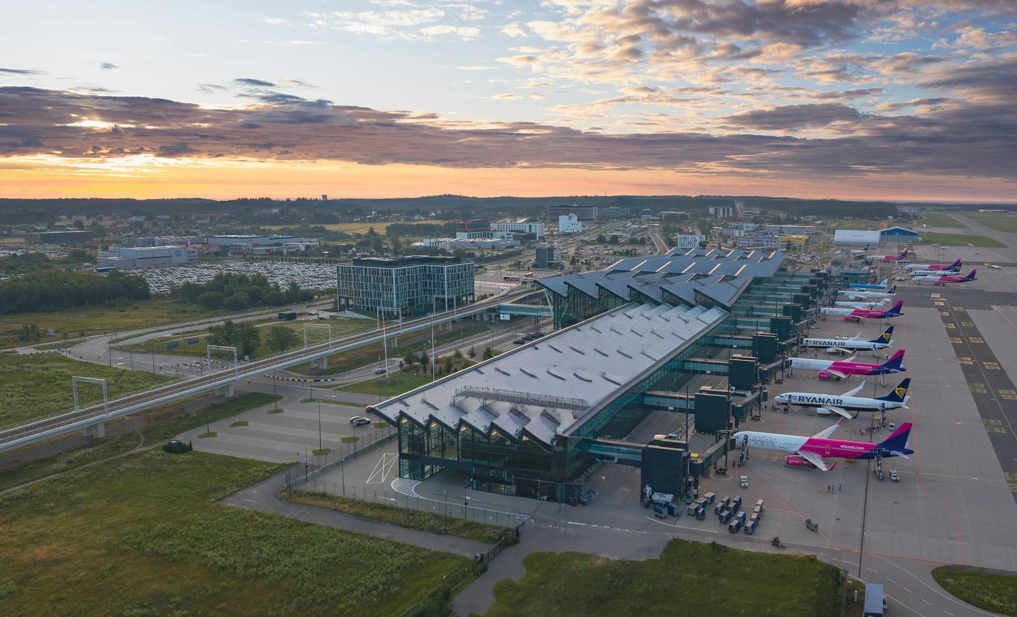 fot. Port Lotniczy im. Lecha Wałęsy w Gdańsku 