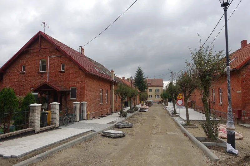 fot. Miasto i Gmina Gniew / Przebudowa ul. Partyzantów