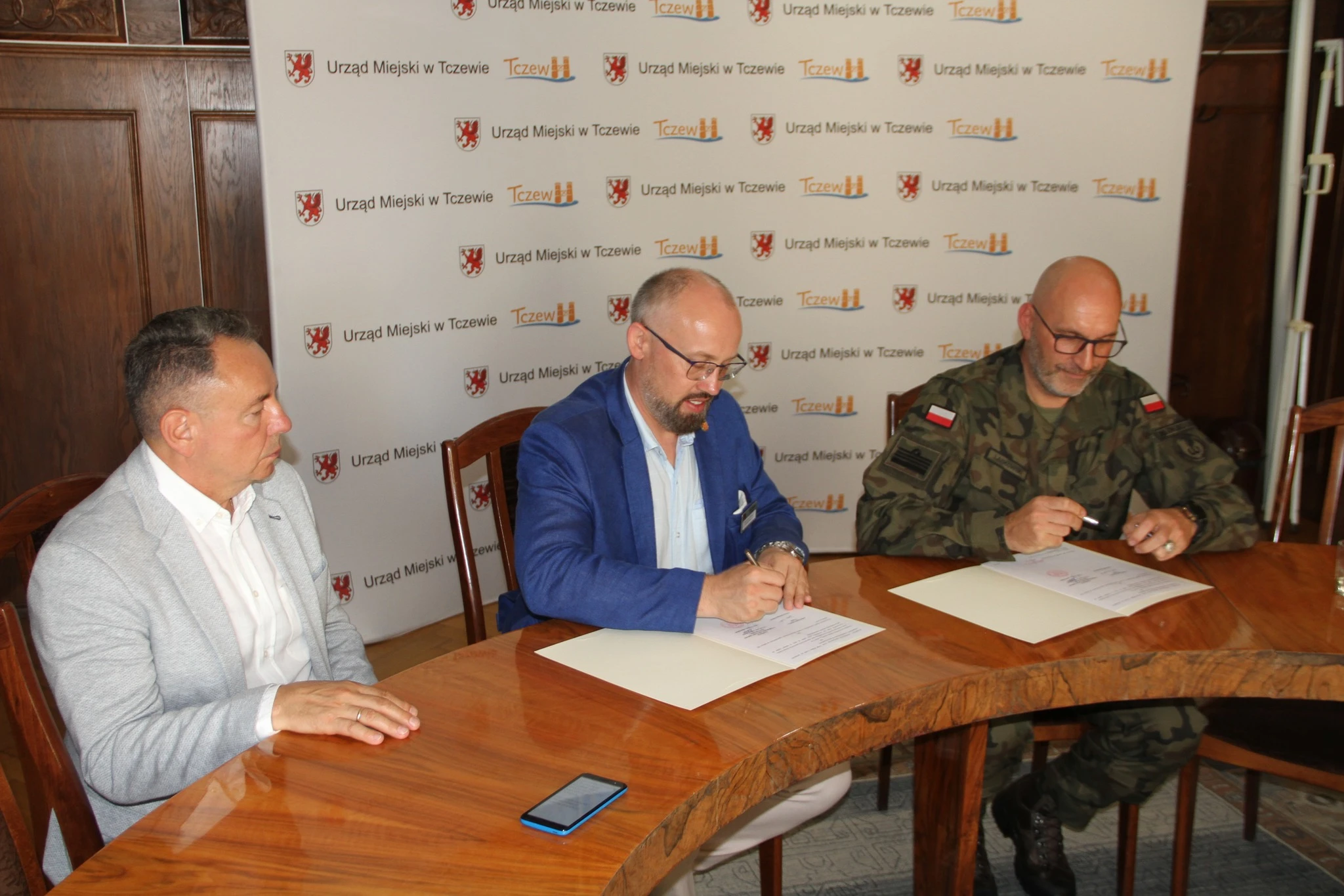 fot. UM Tczew / Miasto podpisało porozumienie z 7. Pomorską Brygadą Obrony Terytorialnej